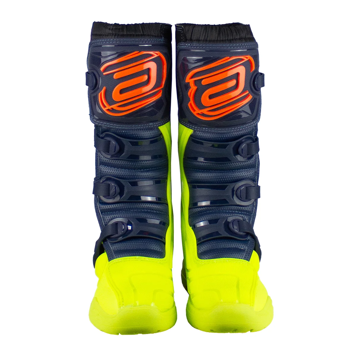 Bota ASW Image Enduro Amarelo Fluor/Marinho/Laranja - Spinelli